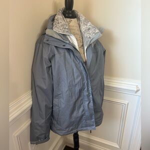 Columbia Women's Light Gray Double Ski Jacket